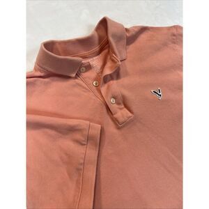 Vintage Men's American Eagle‎ Outfitters Polo Shirt-Size Small Peach 3-button